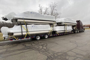 53’ Double Drop Marine Trailer