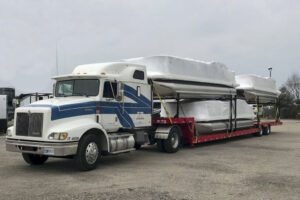 53’ Double Drop Marine Trailer