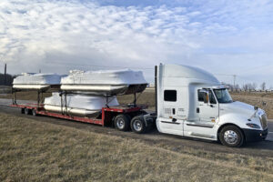 53’ Double Drop Marine Trailer