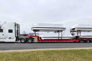 53’ Double Drop Marine Trailer